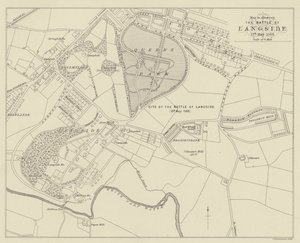 Mappa per illustrare la Battaglia di Langside da English School