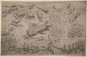 La Battaglia di Pinkie, c.1547-48 da English School