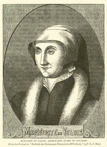 Margherita di Valois, poi Regina di Navarra (incisione) da English School