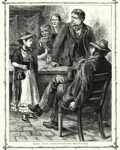 Maria Louisa Charlesworth e il bracconiere (incisione)