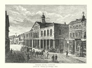 Market House, Uxbridge (incisione) da English School