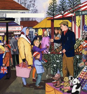 Commerciante del mercato da English School