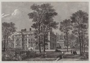 Marlborough House, la Residenza di Città del Principe di Galles (incisione) da English School