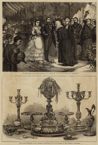 Matrimonio di Maria Alexandrovna e il Duca di Edimburgo (incisione)