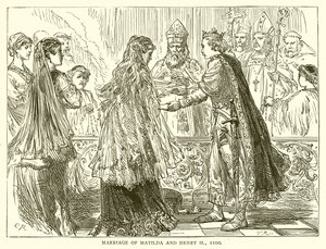 Matrimonio di Matilde e Enrico II, 1100