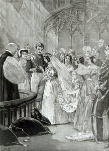 Matrimonio della Regina Vittoria (1819-1901) e del Principe Alberto (1819-61) a St. James