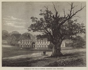 Matrimonio del Duca di Norfolk, Donington Park, Derbyshire da English School