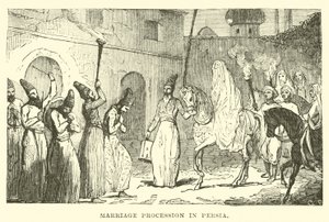 Processione nuziale in Persia da English School