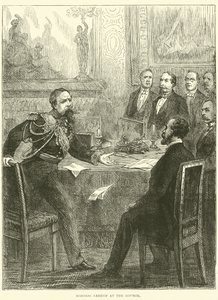 Maresciallo Leboeuf al Consiglio, 1870 da English School