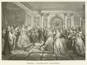 Ricevimento di Martha Washington da English School