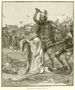 Martirio di Alphege da English School