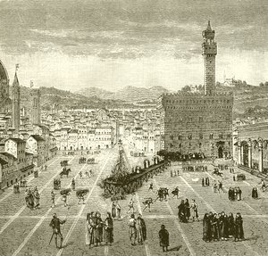 Martirio di Savonarola da English School