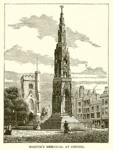 Memoriale dei Martiri a Oxford da English School