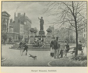 Memoriale dei martiri a Smithfield da English School