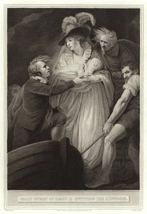 Maria, regina di Giacomo II, lascia il regno