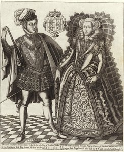 Maria, Regina di Scozia, e Henry Stuart, Lord Darnley da English School