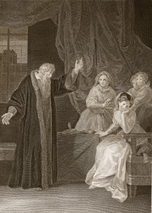 Maria Stuarda ripresa da Knox, illustrazione da La storia d