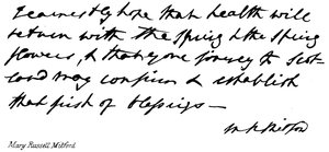 Mary Russell Mitford