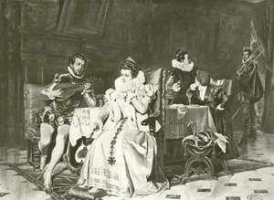 Maria Stuarda e Rizzio (incisione) da English School