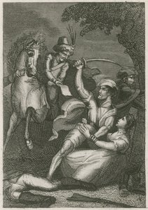 Massacro della guarnigione britannica a Kandy, Ceylon, 1803 da English School