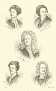 Matthew Prior, Alexander Pope, Joseph Addison, Allan Ramsay, Jonathan Swift da English School