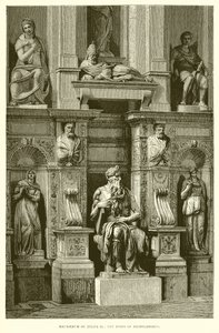 Mausoleo di Giulio II; Il Mosè di Michelangelo da English School