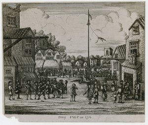 Fiera di maggio nel 1716 da English School