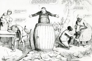 Il foglio mensile delle caricature di McLean, o lo specchio, pubblicato da Thomas McLean, stampa di Robert Seymour, 1832 da English School