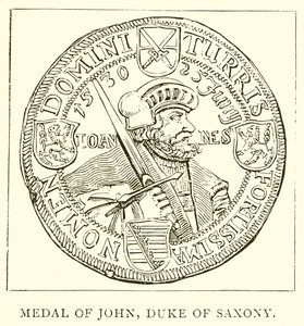Medaglia di Giovanni, Duca di Sassonia da English School