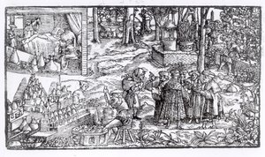 Coltivazione di erbe medicinali, 1531 da English School