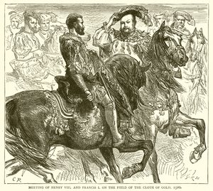 Incontro di Enrico VIII e Francesco I sul Campo del Drappo d