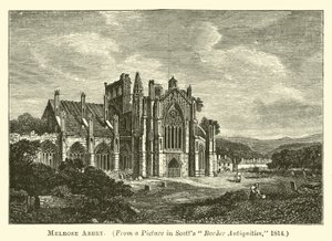 Abbazia di Melrose da English School