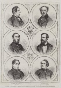 Membri del Consiglio del Principe di Galles (incisione) da English School