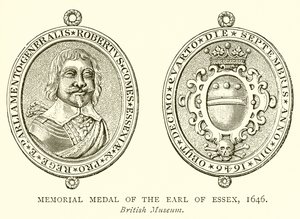 Medaglia commemorativa del Conte di Essex, 1646