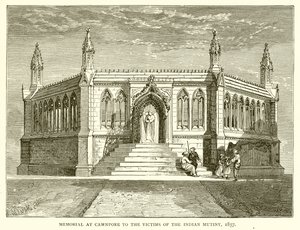 Memoriale a Cawnpore per le vittime della rivolta indiana, 1857