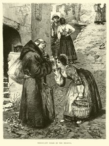 Frate mendicante in Brianza