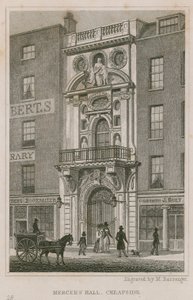 Mercers Hall, Cheapside, Londra da English School
