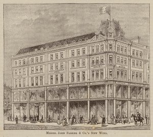 Messrs John Barker and Co, Drapers and General Warehousemen, Outfitters, Domestic Engineers, House Furnishers, and Purveyors, Kensington High Street