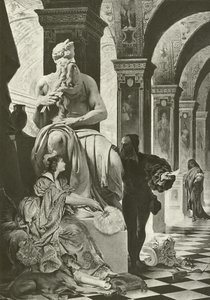 Michelangelo e Vittoria Colonna (incisione) da English School
