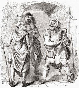 Mugnaio, provveditore e amministratore, da Old England: A Pictorial Museum, pub. 1847 da English School