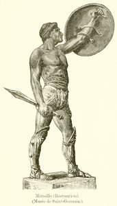 Mirmillo (Restaurato). (Museo di Saint-Germain) da English School