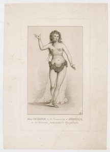 Miss Chudleigh, nel ruolo di Ifigenia, al Mascherato dell