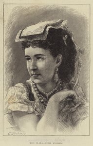 Miss Clara-Louise Kellogg (incisione)