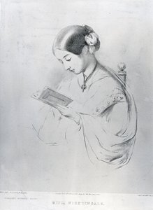 Miss Florence Nightingale (1820-1910) 1854 da English School