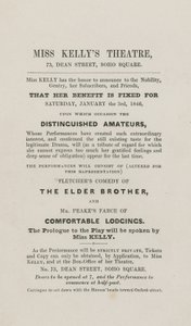Teatro di Miss Kelly, 73 Dean Street, Soho Square, Londra da English School