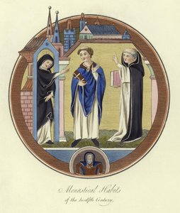 Abiti monastici del XII secolo da English School