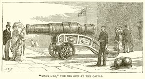 Mons Meg, il grande cannone al castello da English School