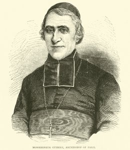 Monsignor Guibert, Arcivescovo di Parigi, maggio 1871 da English School