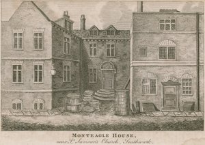 Monteagle House, vicino alla Chiesa di San Salvatore, Southwark, Londra