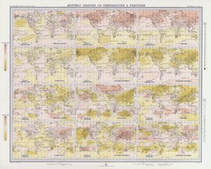 Cambiamenti mensili di temperatura e pressione